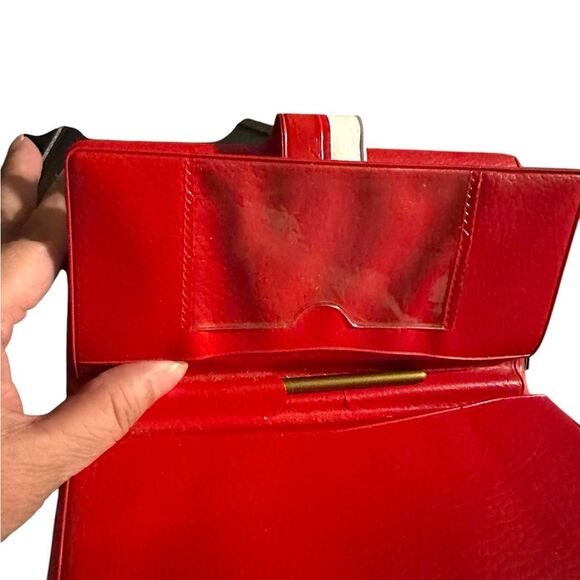 Vintage Vinyl Wallet 1970's red, white and blue. Dart Mfg company Dallas Tx. - Picture 6 of 12